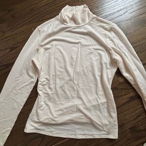 Reformation white turtleneck size xs